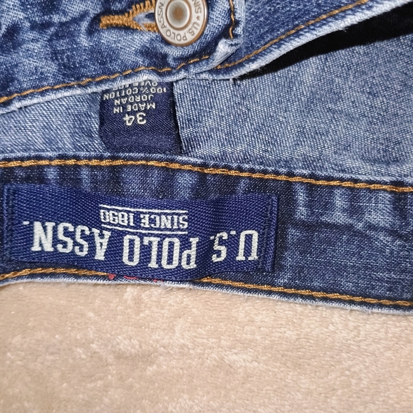 U.S. Polo Assn. Blue Jean Shorts for Men - Picture 3 of 5